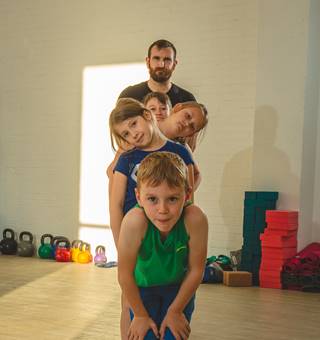 Kids line up Plymouth