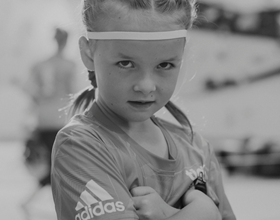 Little girl wearing ticket to rockstars tshirt
