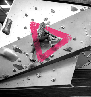 First time climbing woman